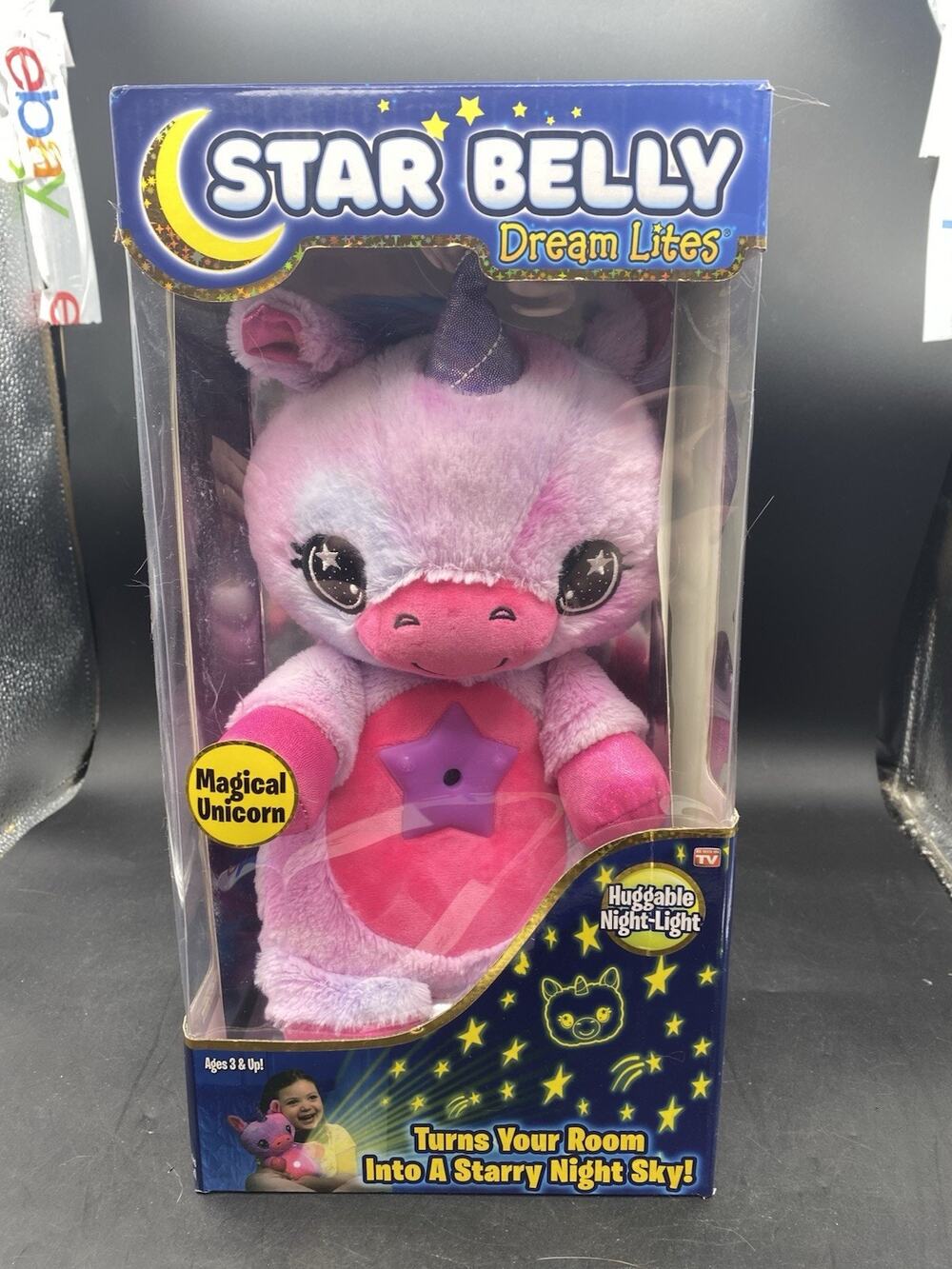 Star Belly Dream Lites~Magical Unicorn~Huggable Nightlight 6 Multicolor NEW!